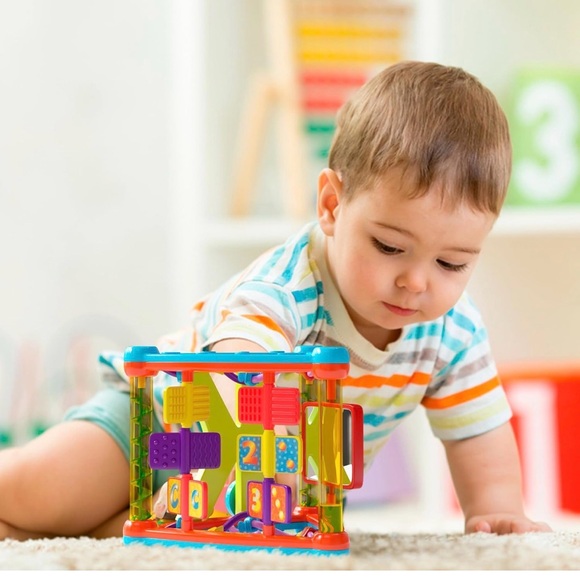 Lollipop Interactive Toddler Activity Triangle - Montessori Toys for Toddler - Picture 3 of 13